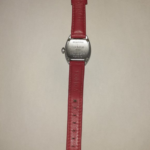 LOCMAN NUOVO-Aluminum Case Quartz Watch-Red Dial/Strap-R.E.F.015-Excellent - Picture 6 of 7